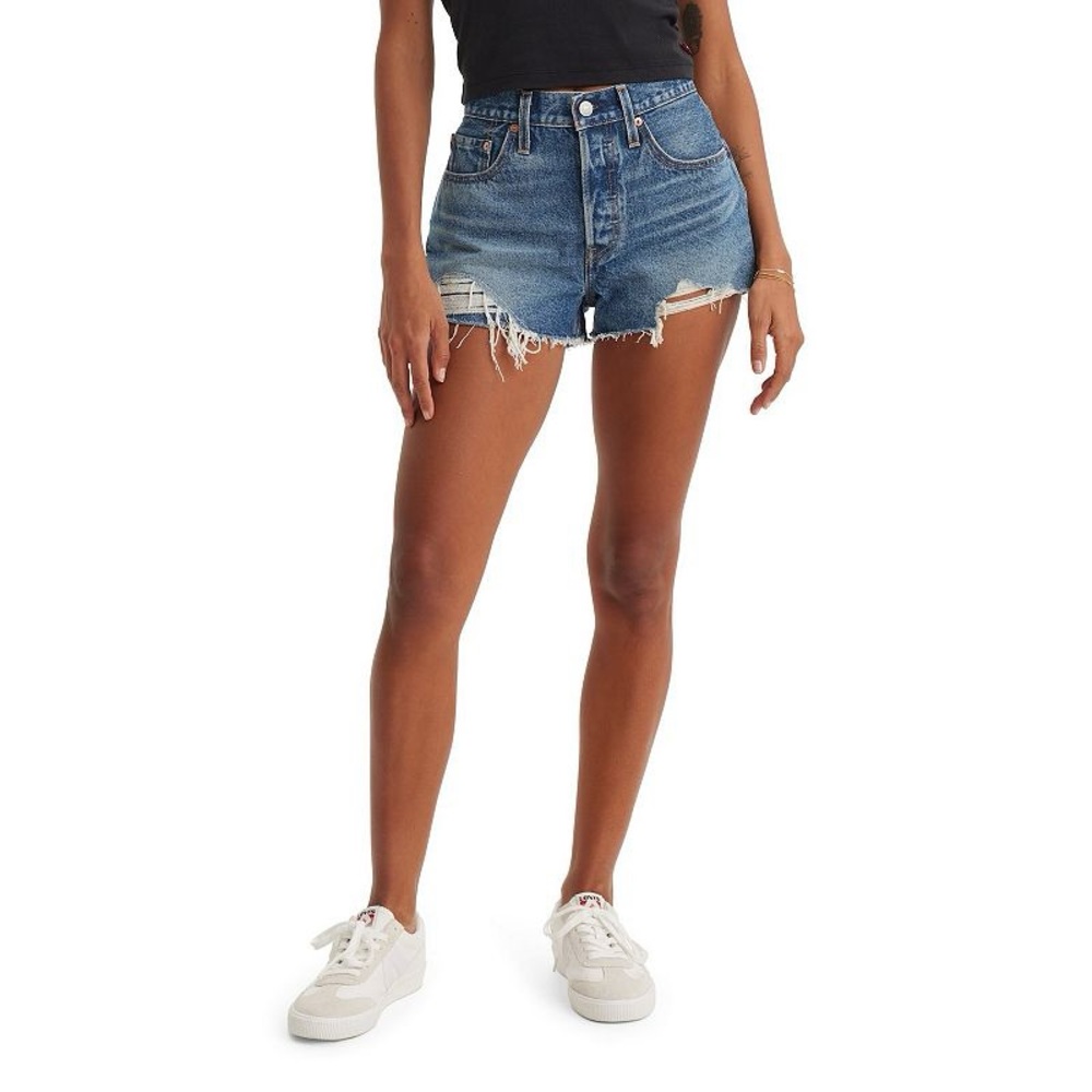 Women's Levi's 501 Original Jean Shorts Size 25